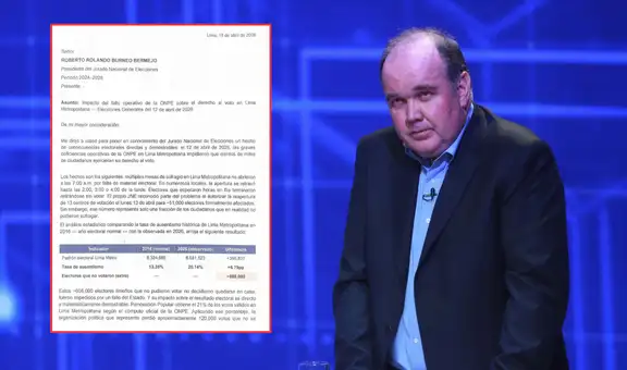 Rafael López Aliaga envía documento al JNE y pide suspender proclamación de resultados de primera vuelta