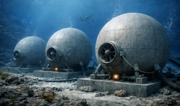 Una central hidroeléctrica bajo el agua: científicos quieren lanzar enormes bolas de hormigón para transformar el lecho marino en una ‘batería’ renovable