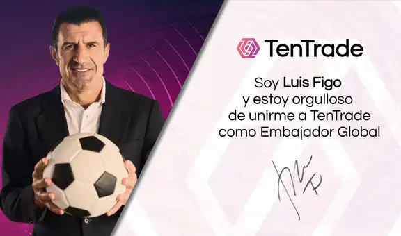 Luis Figo, embajador global de TenTrade