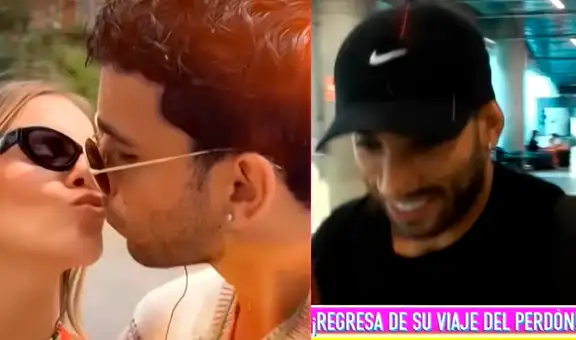 Said Palao reafirma su relación con Alejandra Baigorria y utiliza auto de la empresaria al llegar de viaje: "Problemas se resuelven en privado"