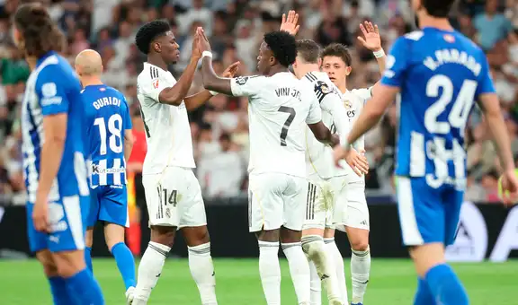 Real Madrid vs Alavés EN VIVO HOY desde el Bernabéu por LaLiga de España via DIRECTV: Vinicius Jr anotó golazo y puso el 2-0 para el Real Madrid