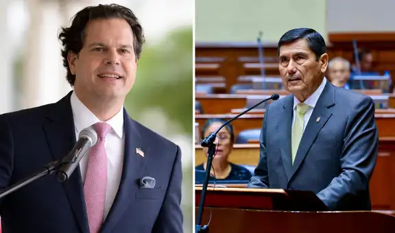 Embajador de EE.UU. llega a PCM y se reúne con Luis Arroyo tras renuncias de ministros por compra de aviones