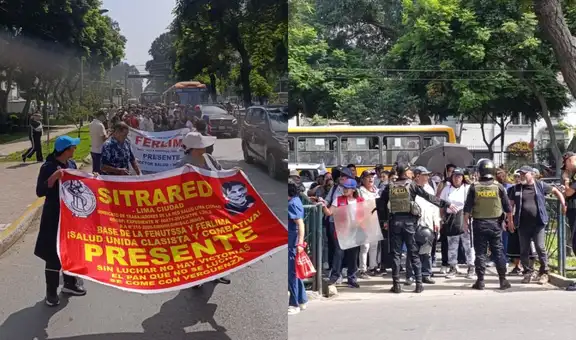 Trabajadores de salud protestan frente al Minsa por falta de presupuesto y pagos pendientes: ''Años sin beneficios''