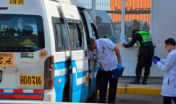 Balean a chofer y cobrador de combi a pocos metros del hospital Barton en el Callao: sicario es un menor de edad