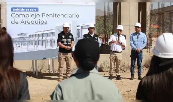 Reinician obra de ampliación del penal de Arequipa que tiene 400% de hacinamiento
