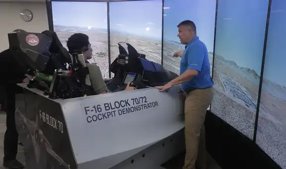 Simulador F-16 en Lima: así será la nueva flota aérea que llegará al Perú en 2029