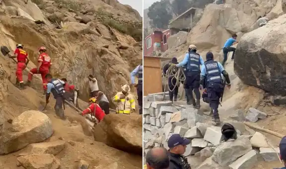 Padre de familia fallece tras derrumbe de rocas mientras construía su vivienda en Lurigancho-Chosica