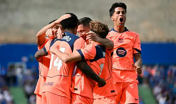 Barcelona quedó a un paso del bicampeonato de LaLiga de España: derrotó 2-0 a Getafe de visita