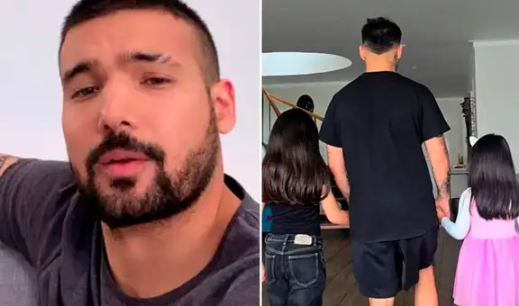 Ezio Oliva revela su forma de criar a sus hijas tras quedarse solo con ellas sin Karen Schwarz en España: "No les digas te quiero..."