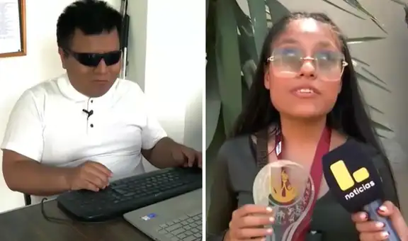 Jóvenes con discapacidad visual ingresan a la universidad: "Los límites se los pone uno solo"