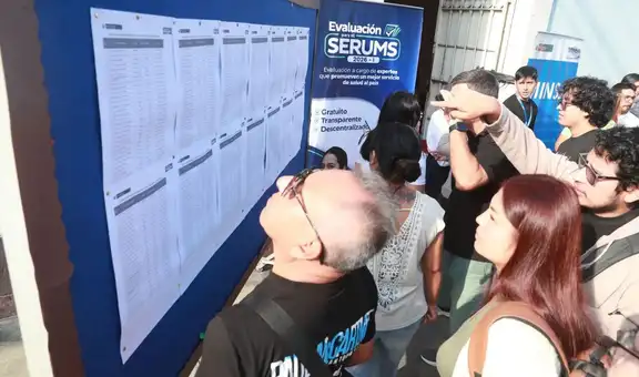Resultados finales del SERUMS 2026-I: revisa la lista oficial y conoce las notas máximas