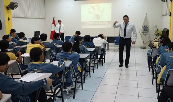 Estudiantes de la I.E. Señor de la Vida reciben capacitación sobre prevención del ciberbullying