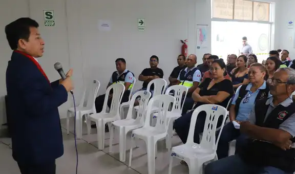 Presidente de la Corte de Sullana Yone Pedro Li Córdova capacita a personal de serenazgo municipal de Sullana