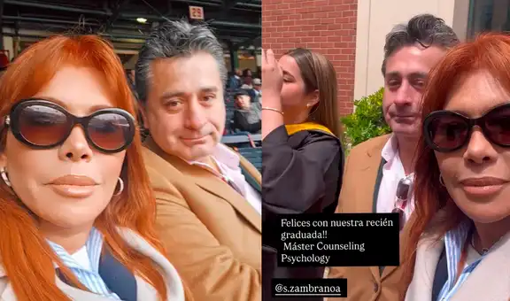 Magaly Medina impacta al mostrar a la exesposa de Alfredo Zambrano durante la graduación de su hijastra y revela cómo se llevan