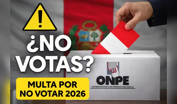Cuánto se paga de multa por no votar en Elecciones 2026: montos según distrito