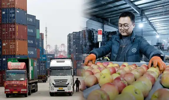 Un país africano desafía las barreras comerciales y envía 24 toneladas de manzanas a China con arancel cero