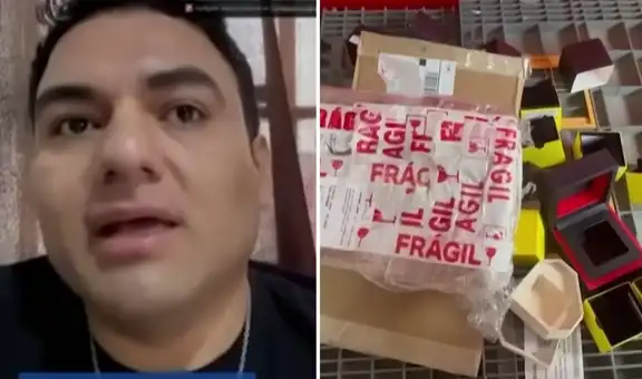 Empresario peruano denuncia robo de S/19.000 en relojes enviados por Shalom: "Estaba manipulado"