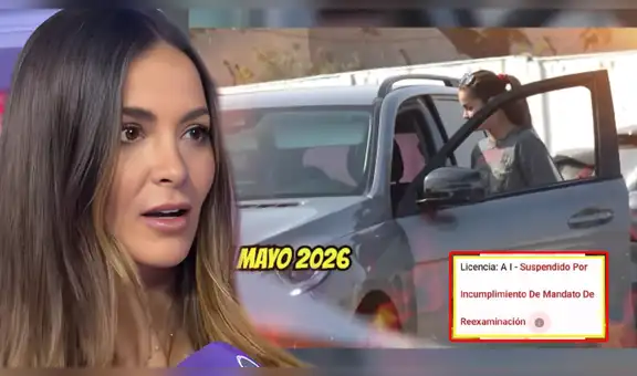 Laura Spoya ignora la suspensión de su licencia y es captada manejando camioneta tras accidente