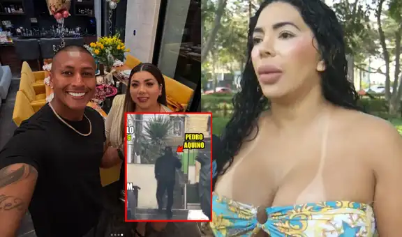 Futbolista Pedro Aquino es ampayado entrando al departamento de modelo y le es infiel a su esposa
