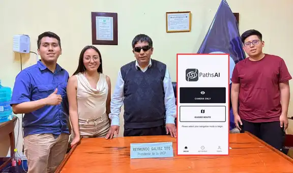 ¿Un "Waze" para ciegos? El invento de estudiantes de la UNI que utiliza cámaras y láser para guiar por voz