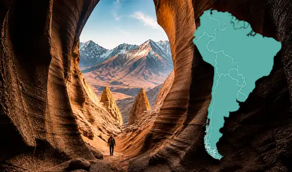 El volcán de casi 2.000 metros en Sudamérica que puedes explorar por dentro y disfrutar de una vista única de los Andes al subir