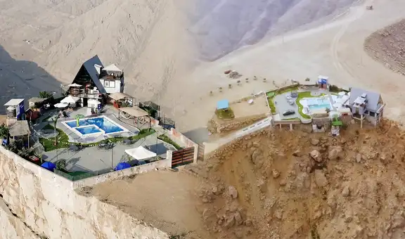 Este misterioso hotel fue construido en la punta de un cerro en SJL: está ubicado a 1.100 m.s.n.m y se llega tras una caminata de 30 minutos