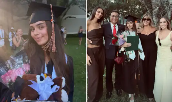 Natalie Vértiz acompaña a su hermana en emotiva ceremonia tras terminar la universidad en Estados Unidos: “Vamos, mi reina”