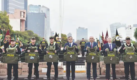 Contradicciones entre Mininter y Contraloría por los chalecos antibalas