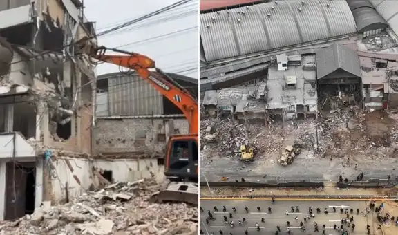 Demuelen construcciones ocupadas por más de 20 años en la Carretera Central para ampliar avenida Nicolás Ayllón