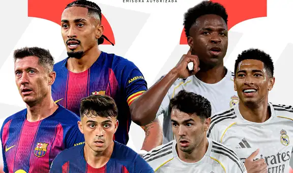 Barcelona vs Real Madrid EN VIVO HOY: dónde ver en Perú el clásico español por la definición de LaLiga 2026