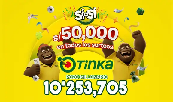 Sorteo de La Tinka del domingo 10 de mayo: conoce cuáles fueron los números ganadores y premios del Pozo Millonario, boliyapa, S/50.000 y más