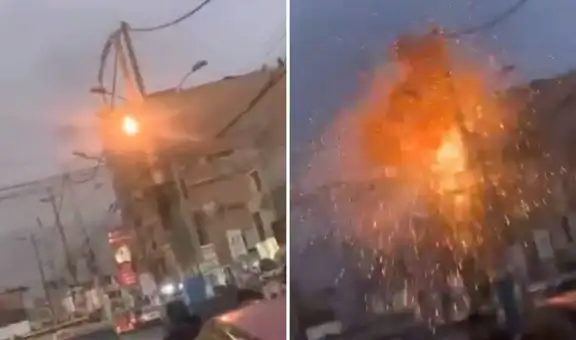 Varias zonas de Ancón sin luz en pleno Día de la Madre: explosión de transformador habría generado la crisis