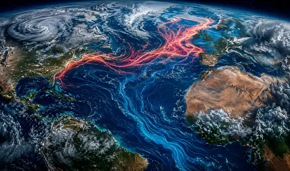 Científicos revelan una señal inquietante: el océano Atlántico podría debilitarse más del 50% y alterar el clima del mundo hacia 2100