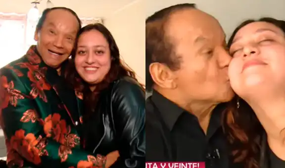 Heidy Amado, novia de 22 años de Melcochita, cuenta qué es lo que la enamoró del cómico: “Es cariñoso y muy detallista”