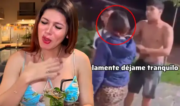 La 'Uchulú' protagoniza tensa discusión con su novio en plena calle tras encontrarlo con otra mujer: "¿Qué tienes con él?"