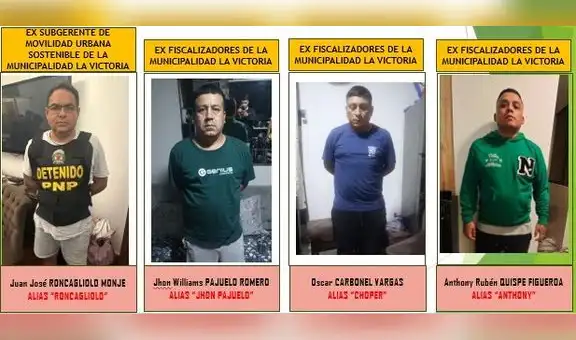 Funcionario del Ministerio de Justicia formaría parte de Los pulpos de La Victoria