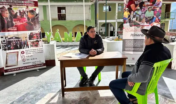 Corte del Santa realiza Mesa de Partes Itinerante y capacitaciones en el distrito de Yanac
