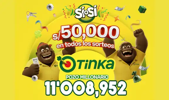 ¿Reventó? Resultados de La Tinka del domingo 17 de mayo: números ganadores, premios del Pozo Millonario, boliyapa, S/50.000 y más