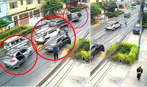 Así escapó conductor de ocho delincuentes que atacaron a balazos su camioneta en el Callao