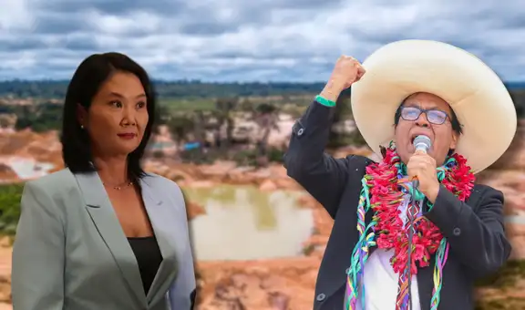 Roberto Sánchez concentra votos en zonas de minería ilegal, mientras Keiko Fujimori lidera en áreas de tala ilegal