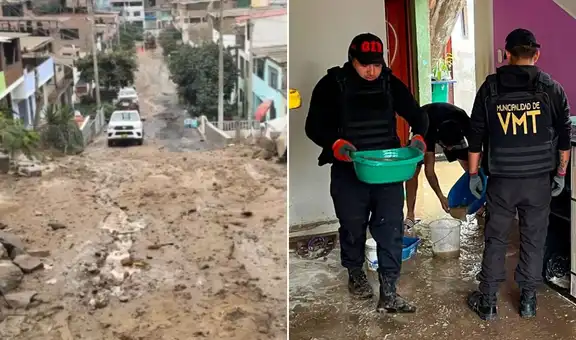 Colapso de tubería de más de 45 años provoca inundación y afecta a 30 familias en Villa María del Triunfo