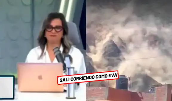 Vecina de San Miguel deja en shock a periodistas tras fuerte temblor de 6,1: "Estaba en la ducha y salí corriendo como Eva"
