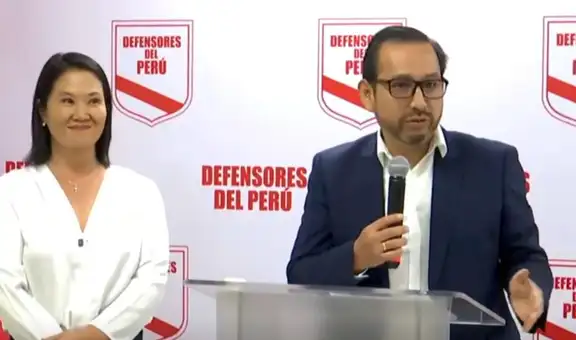 Keiko Fujimori presenta a Luis Dyer como jefe del equipo de personeros de Fuerza Popular