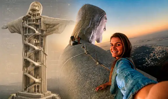 ¿Sabías que estas personas sí pueden subir a los brazos del Cristo Redentor? Así es la famosa maravilla en Sudamérica por dentro