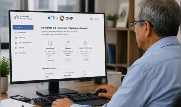 AFP y ONP: implementan plataforma virtual que centralizará afiliaciones, traslados y datos previsionales entre sistema de pensiones