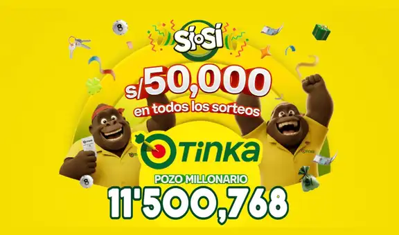 Sorteo de La Tinka del miércoles 20 de mayo: números ganadores, premios del Pozo Millonario, boliyapa, S/50.000 y más