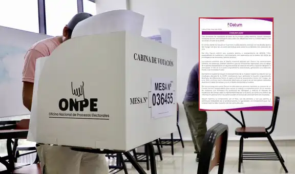 Datum culpa a ONPE por mostrar resultados fallidos en la primera vuelta de las elecciones