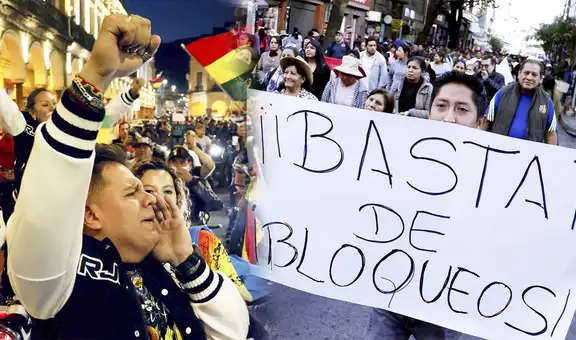 Miles salen a las calles en Bolivia para exigir el fin de bloqueos tras muertes y desabastecimiento