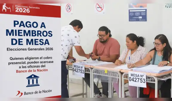 Cómo cobrar los 165 soles si fui miembro de mesa en las Elecciones Generales 2026