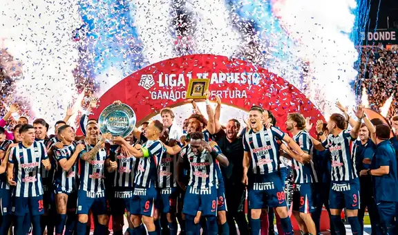 Alianza Lima goleó a Los Chankas y se consagró campeón del Torneo Apertura de la Liga 1